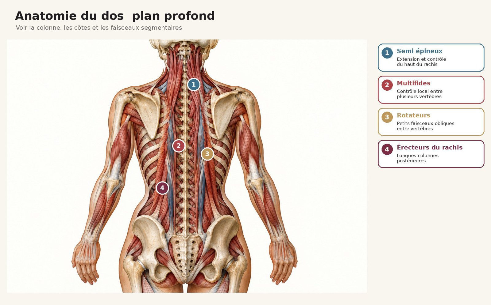 Anatomie du dos