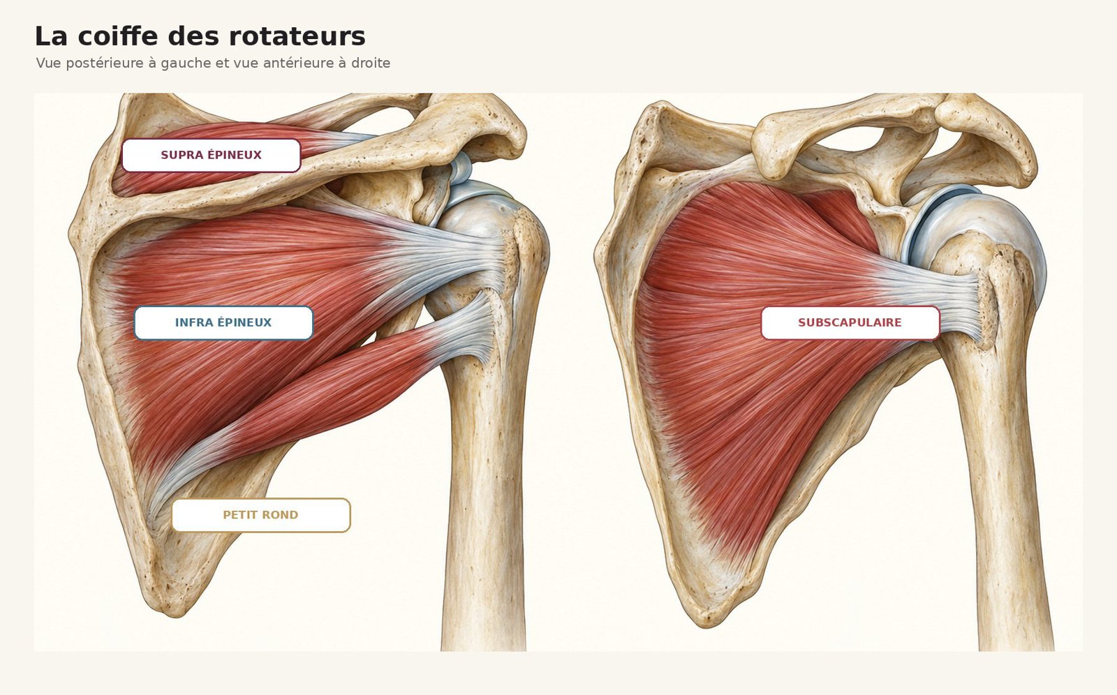 Anatomie et mouvements des épaules