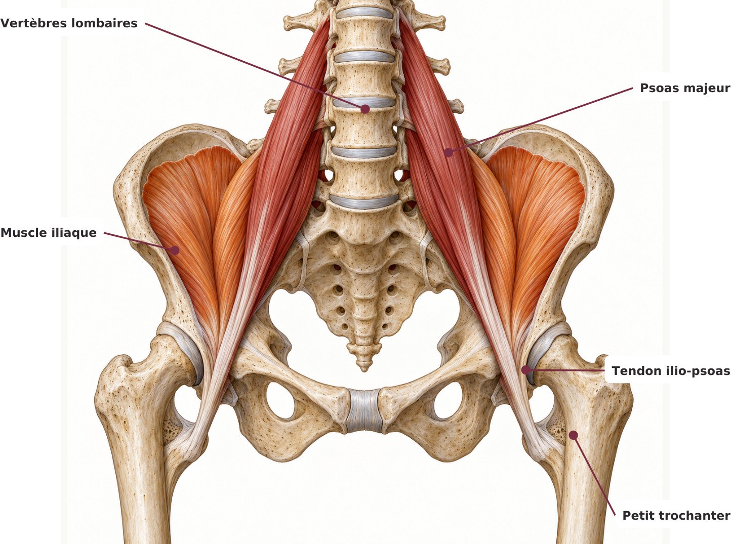 Ischio-jambiers, adducteurs et quadriceps