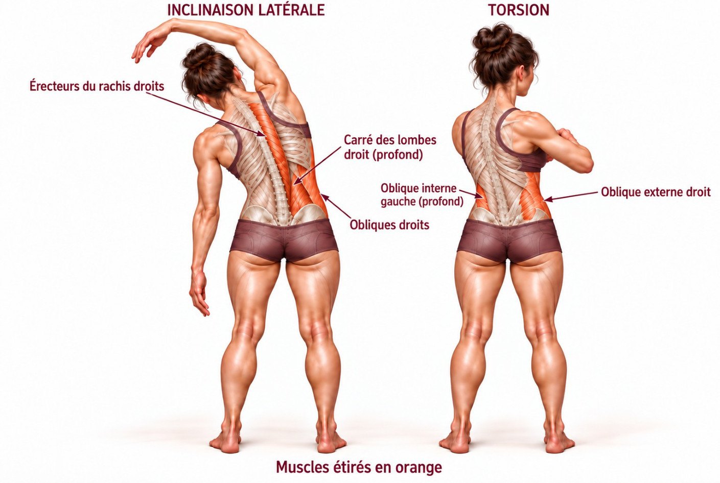 Thorax, bassin et muscles de la rotation