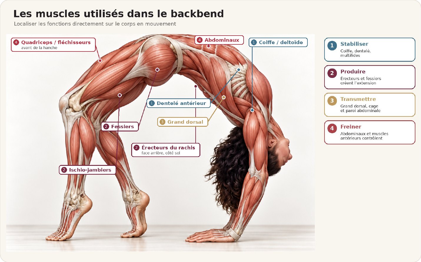 Planche 5 — Produire, stabiliser, transmettre et freiner.